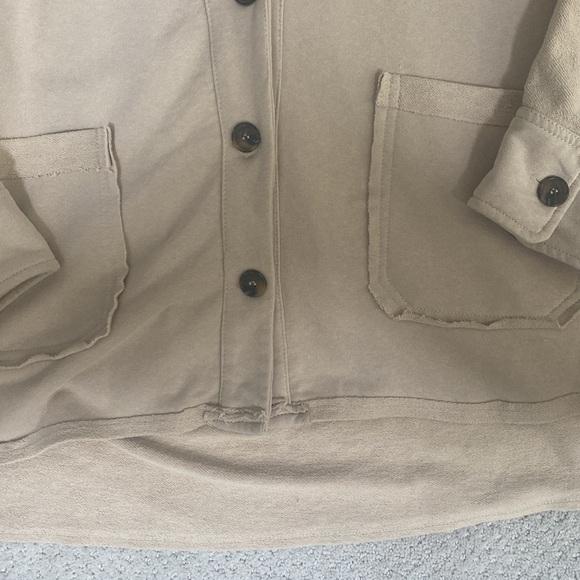 Sweatshirt material jacket- like new!! - Picture 4 of 4